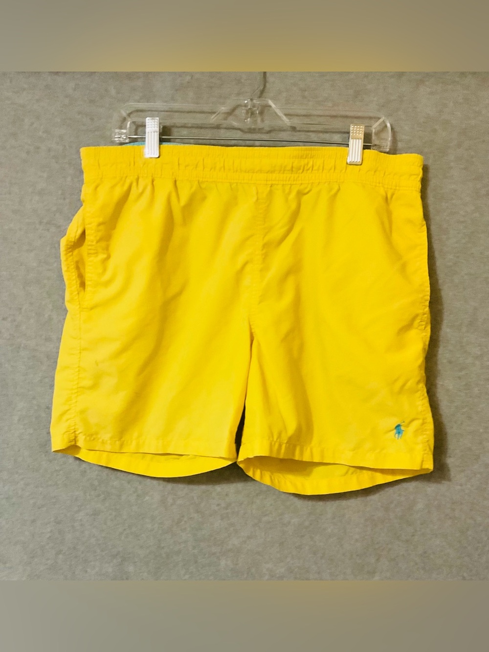 Polo by Ralph Lauren Bright Yellow Men's Athletic Shorts Sz M